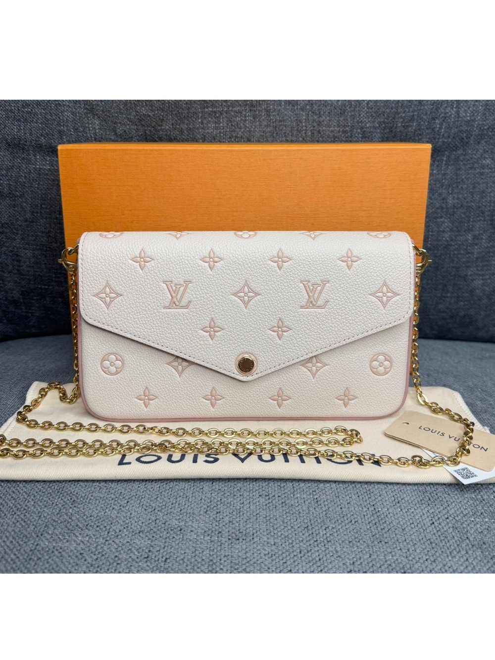 Louis Vuitton pochette Felicie monogram bicolor EDEN limited edition